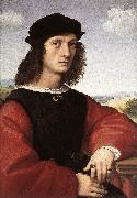 RAFFAELLO Sanzio Portrait of Agnolo Doni oil on canvas